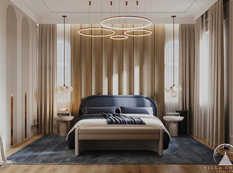 Bedroom in Above Element Villa