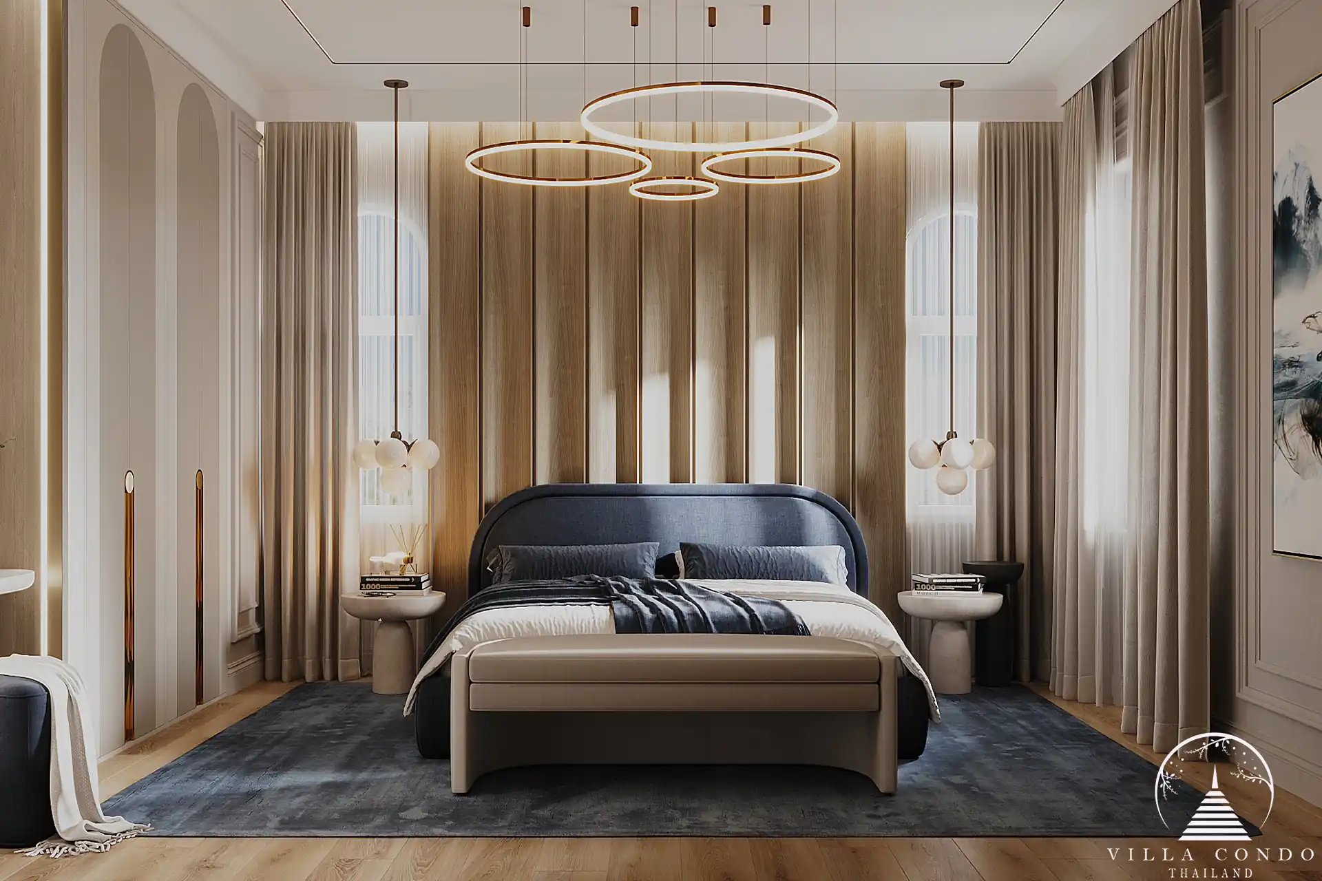 Bedroom in Above Element Villa