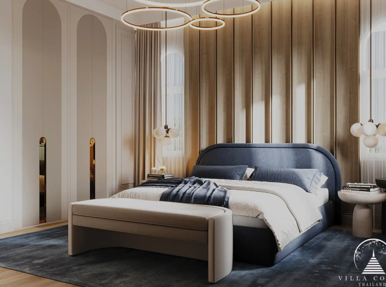 Bedroom in Above Element Villa