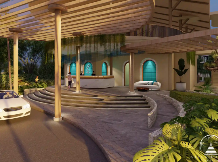 Outdoor area at Above Element Villa
