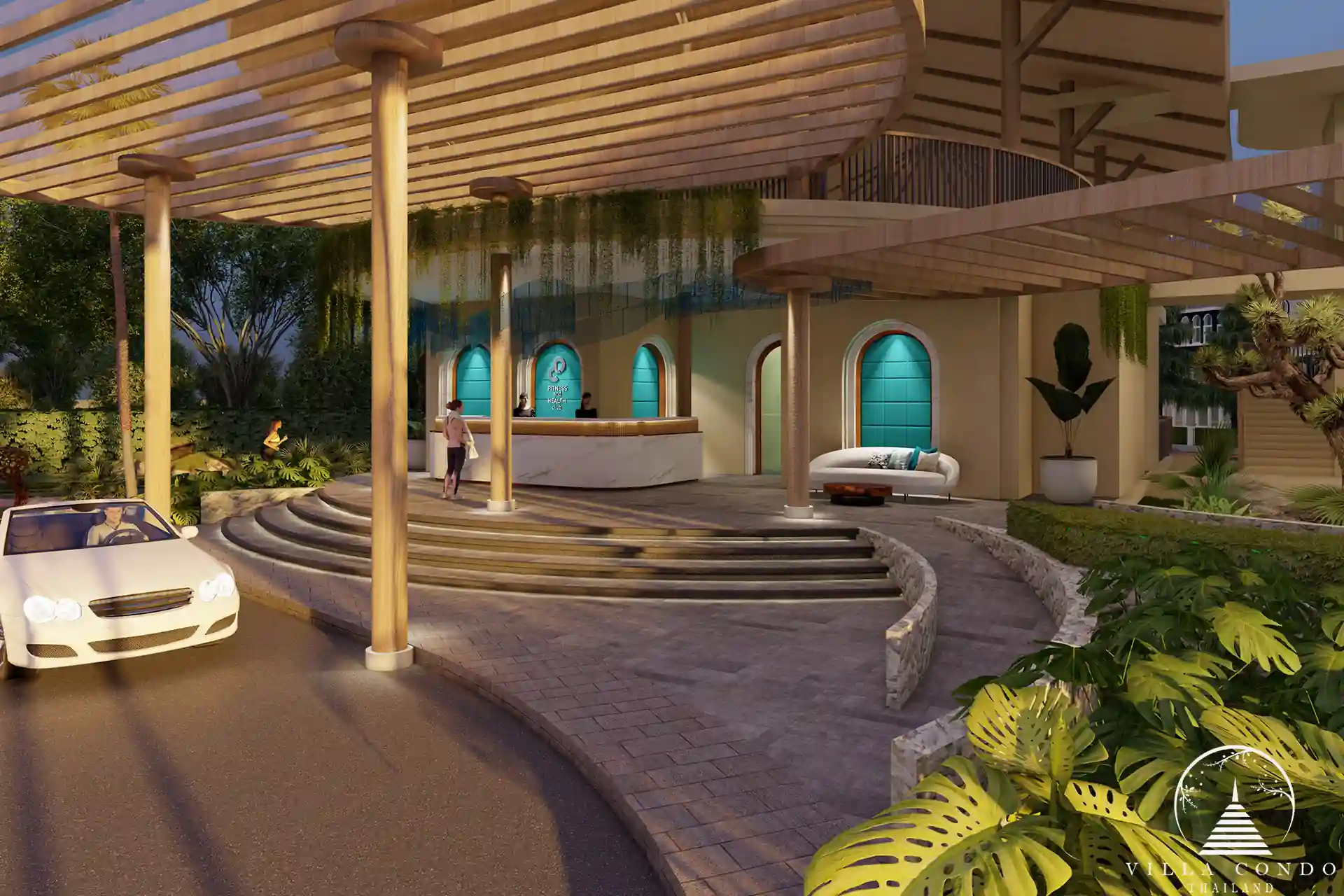 Outdoor area at Above Element Villa