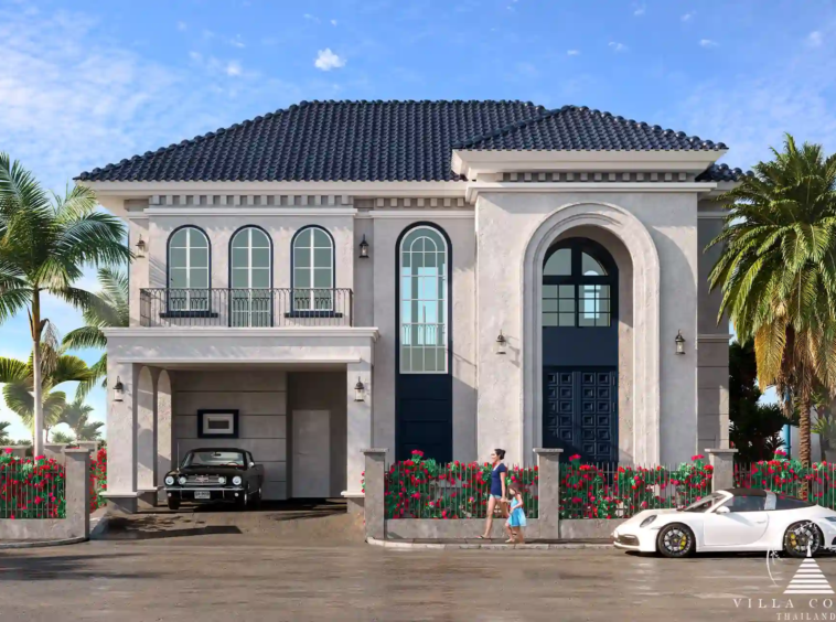 Front view of Above Element Villa