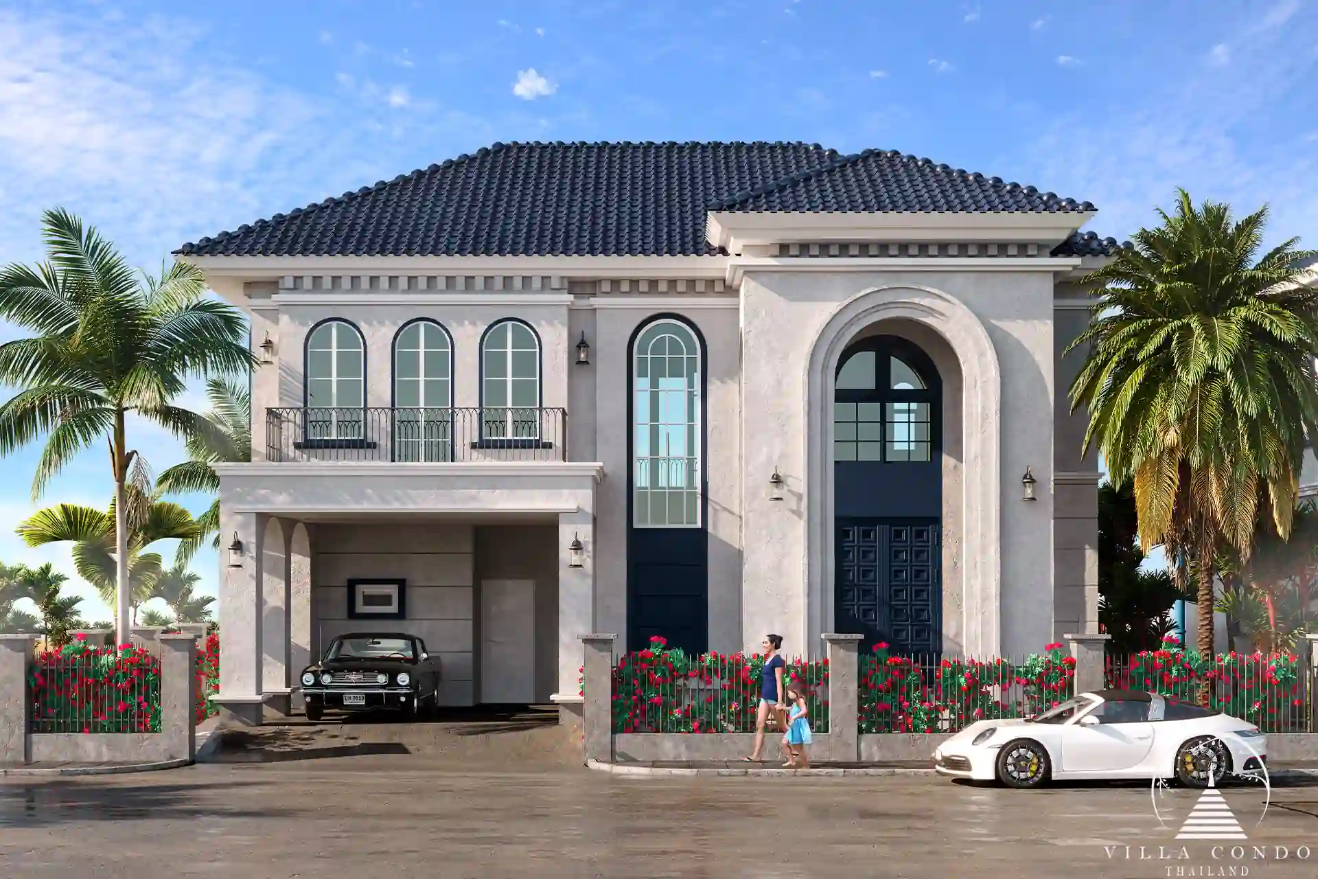 Front view of Above Element Villa