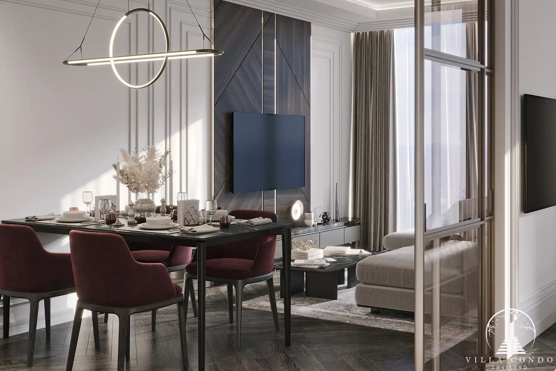 Dining area at Hennessy Residence