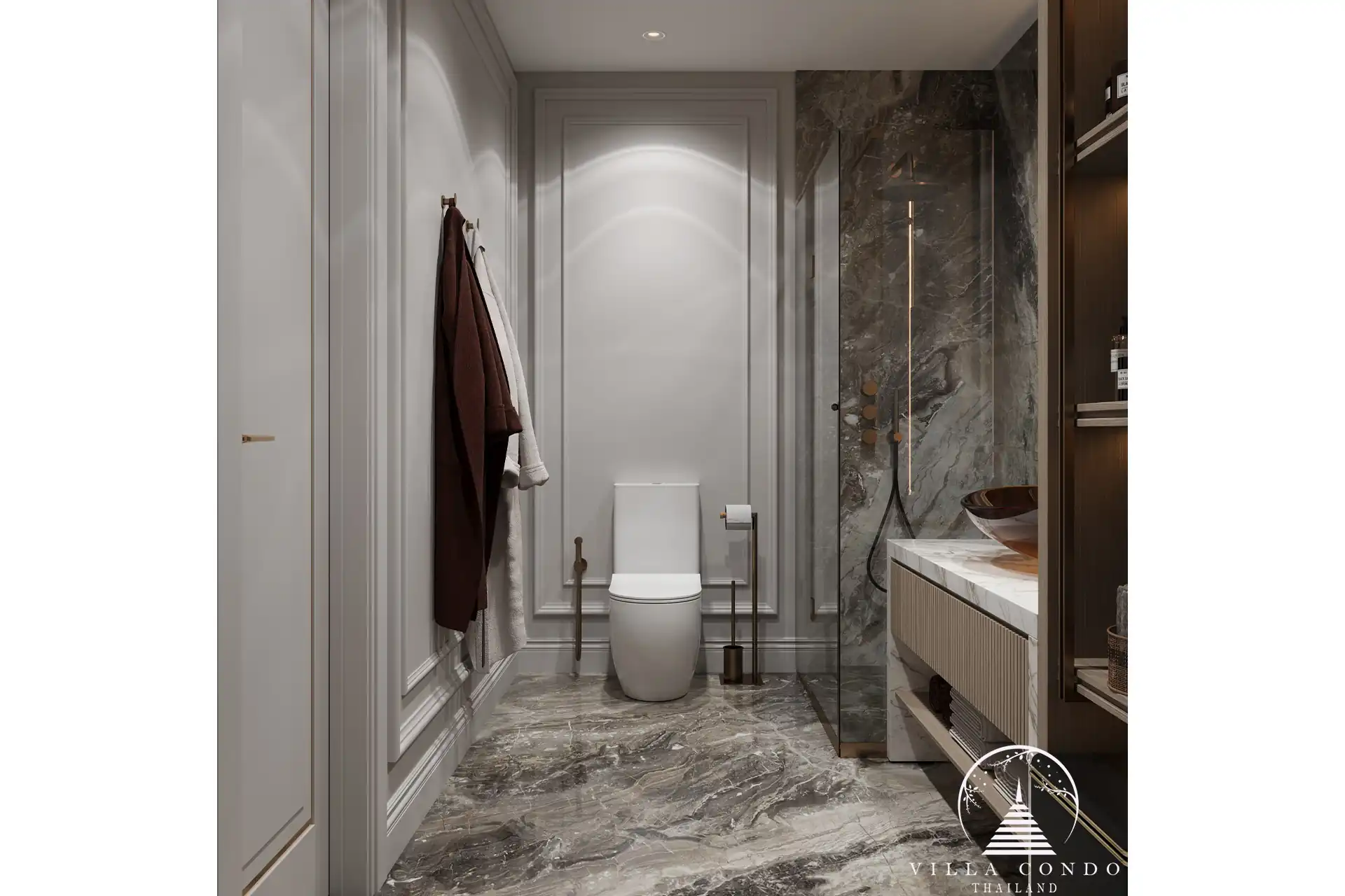 Bathroom in Hennessy Residence