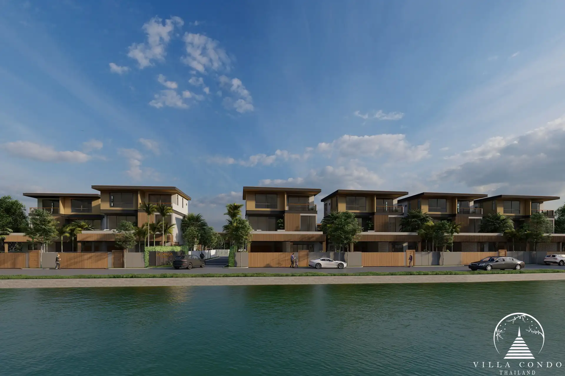 Outdoor area at Le Villa Lake Pool Villas.