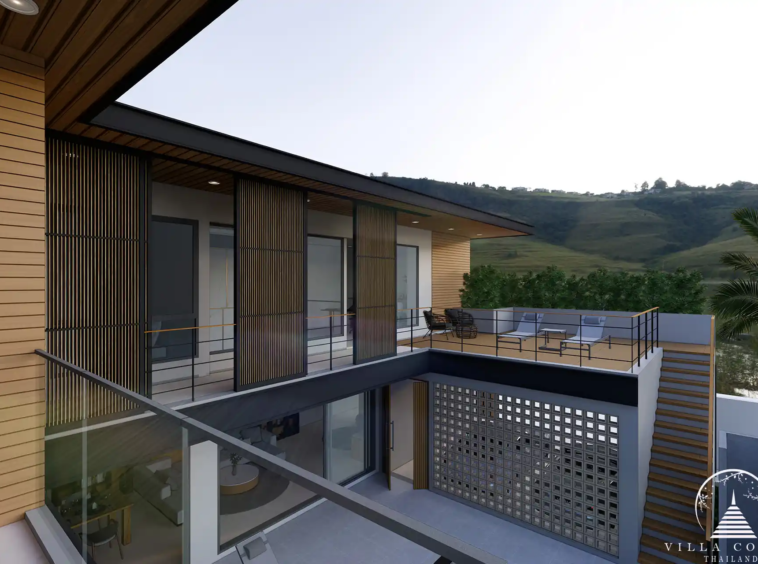 Exterior view of Type B villa at Le Villa Lake Pool Villas.