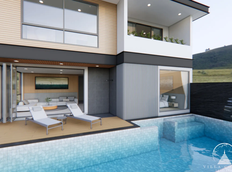 Private pool at Le Villa Lake Pool Villas.
