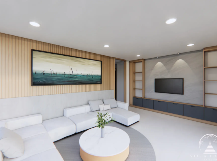 Interior view of a villa at Le Villa Lake Pool Villas.