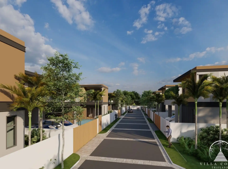 Garden area at Le Villa Lake Pool Villas.