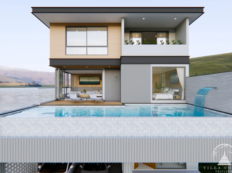 Exterior view of Type A villa at Le Villa Lake Pool Villas.