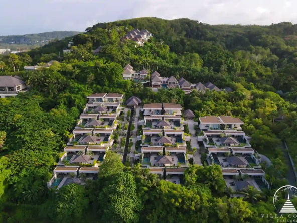 Exterior view of Spa Pool Penthouse Layan Hills with lush gardens