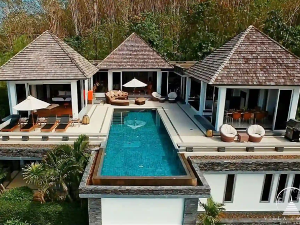 Exterior view of Villa Bauhinia with lush gardens