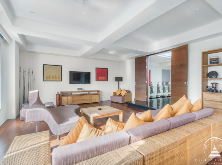 Spacious and airy interior of Villa Bauhinia