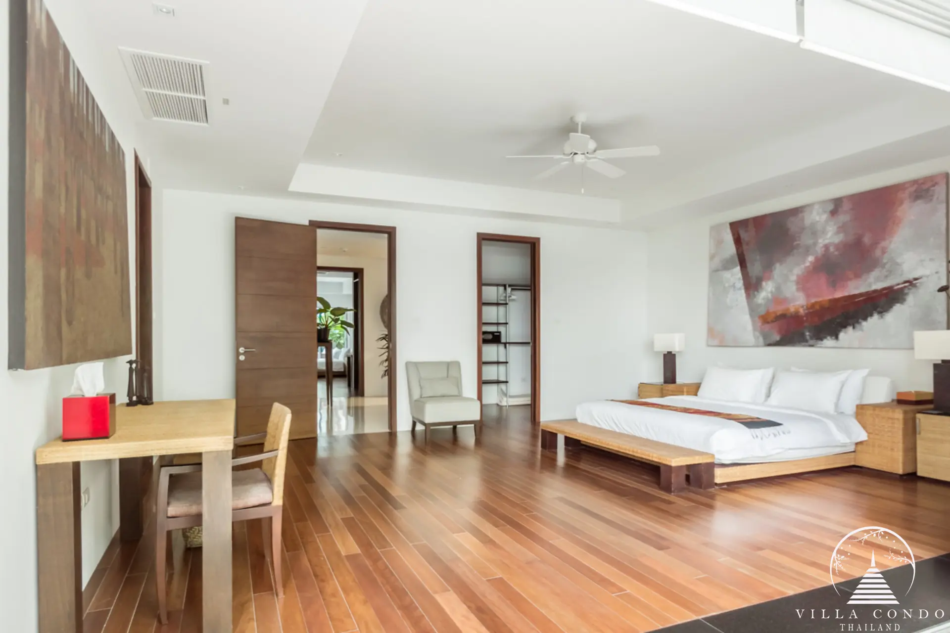 Spacious and airy interior of Villa Bauhinia