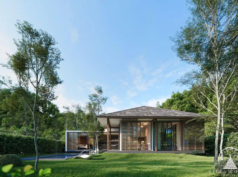 Villa Cerulean Saku Naiyang Beach exterior view