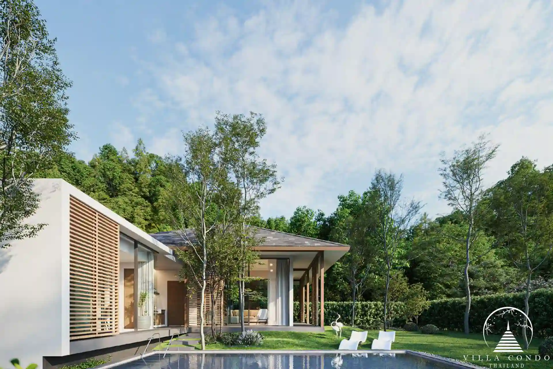Villa Cerulean Saku Naiyang Beach outdoor area