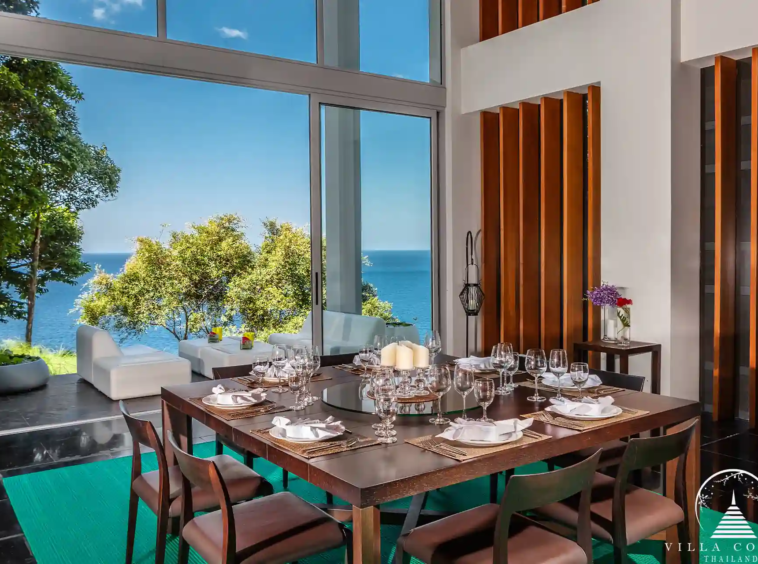 Luxurious interior of Villa Mayavee with modern furnishings