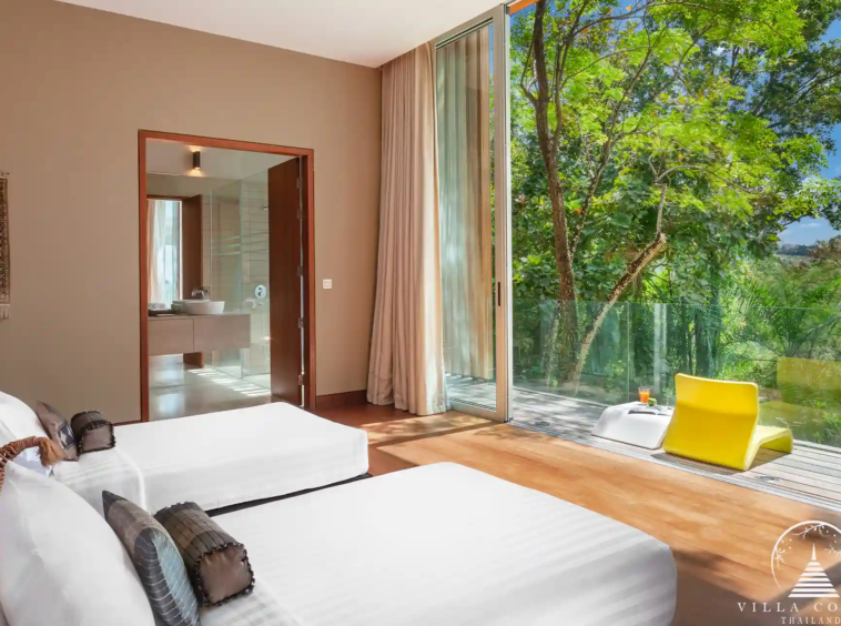 Luxurious interior of Villa Mayavee with modern furnishings