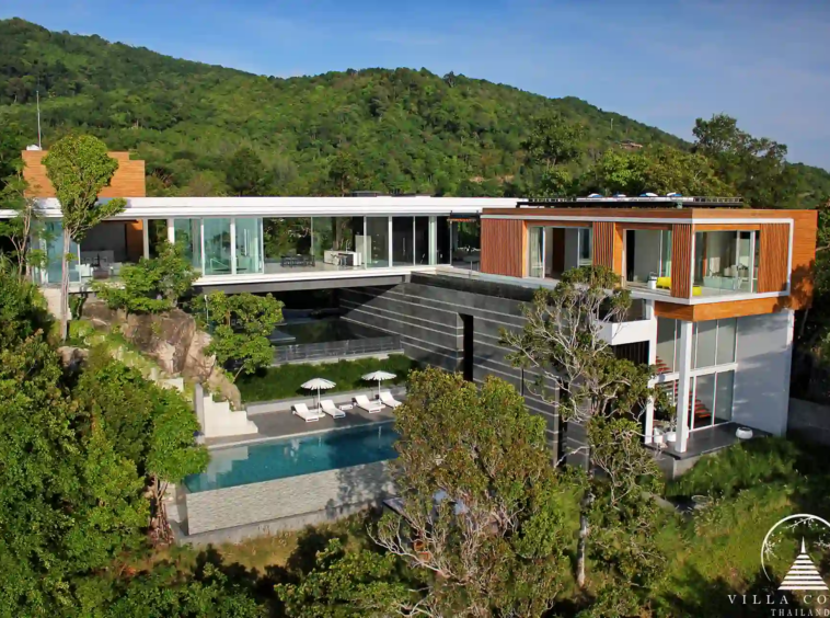Exterior of Villa Mayavee overlooking the Andaman Sea
