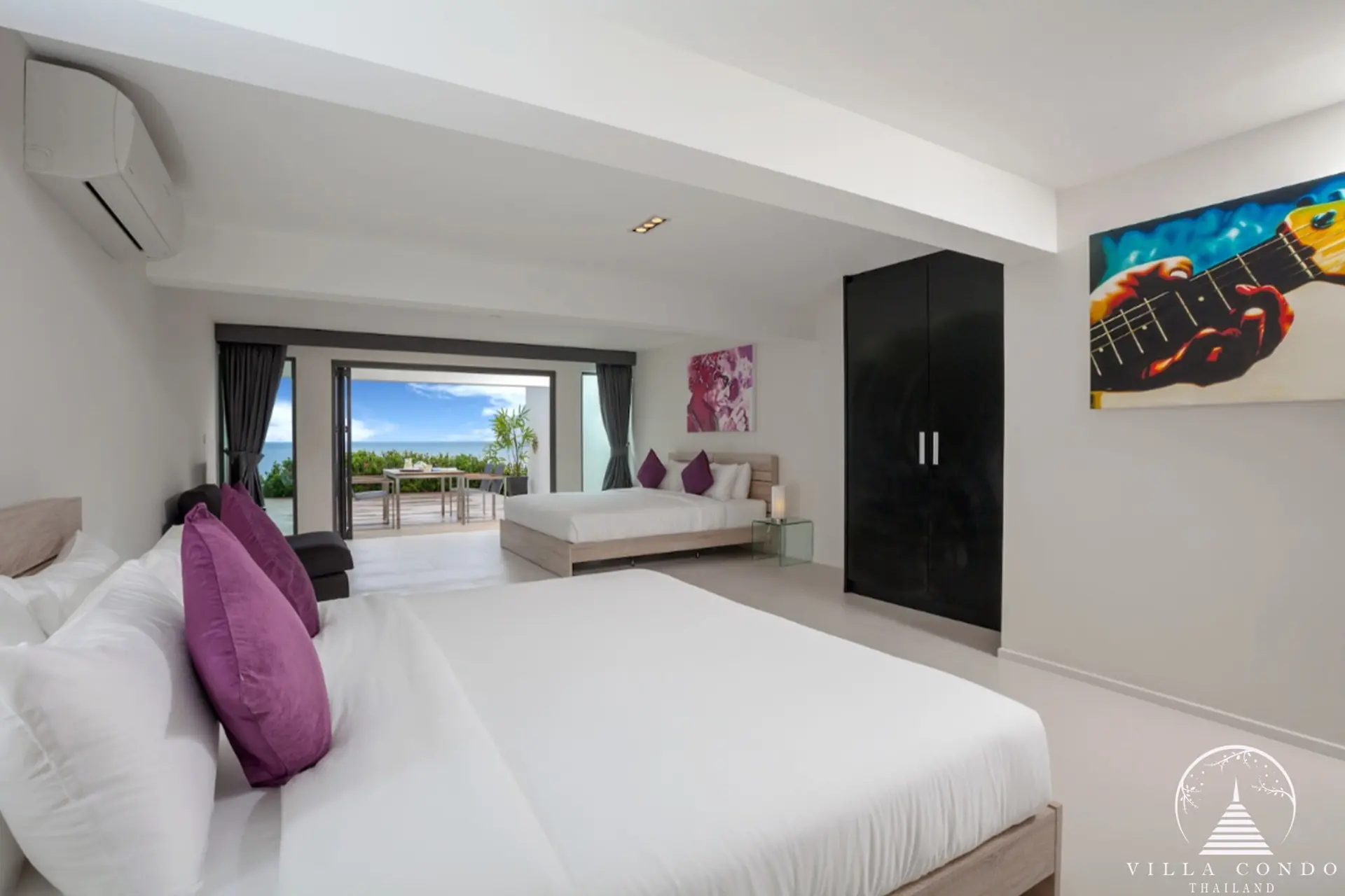 Villa Rockstar Kalim Phuket luxurious bedroom