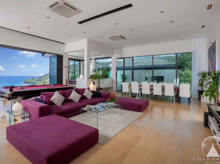 Villa Rockstar Kalim Phuket spacious living area