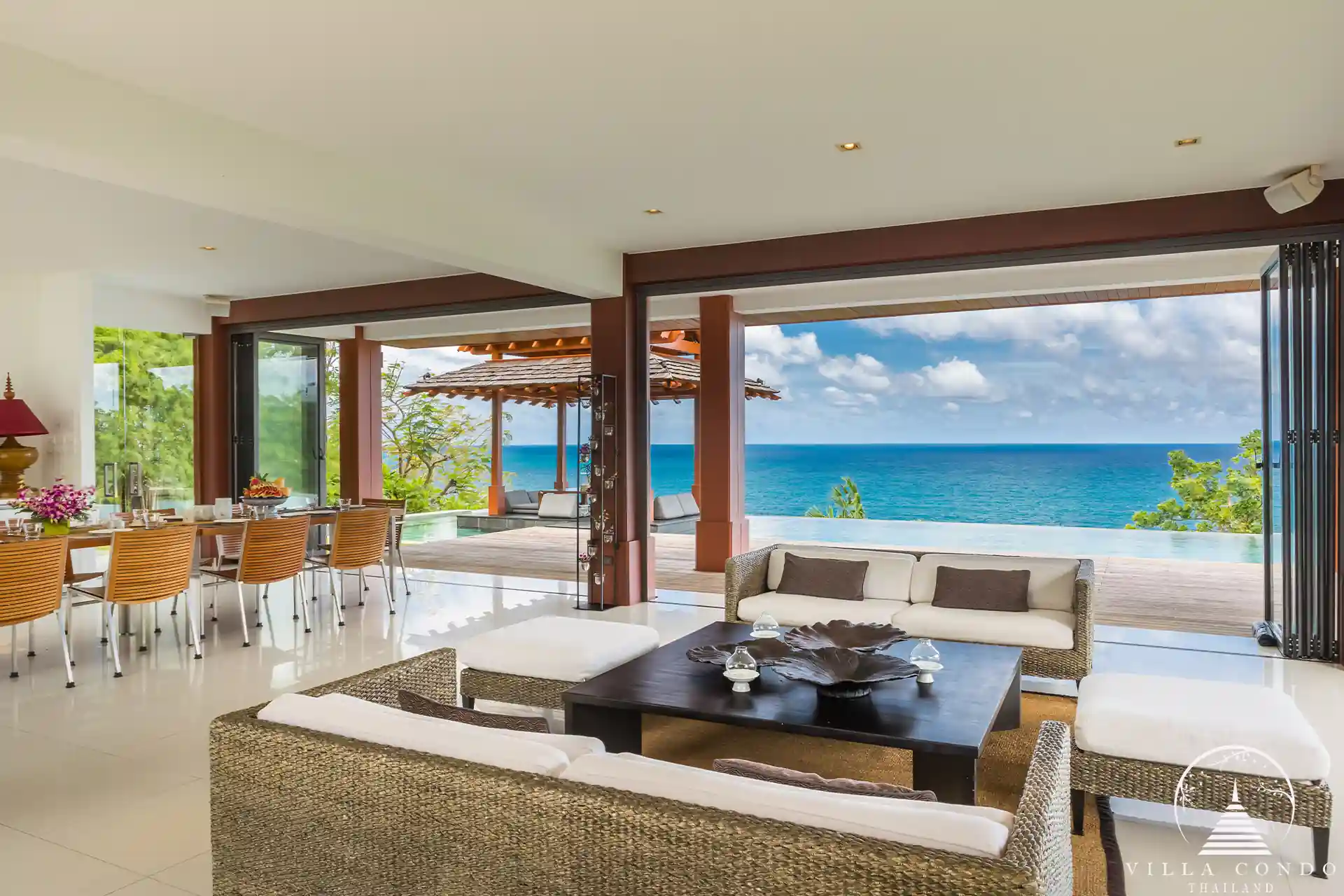 Villa Santisuk Kamala Headland spacious living area