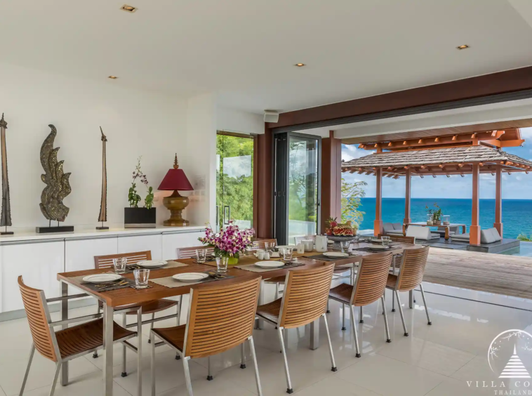 Villa Santisuk Kamala Headland indoor dining area