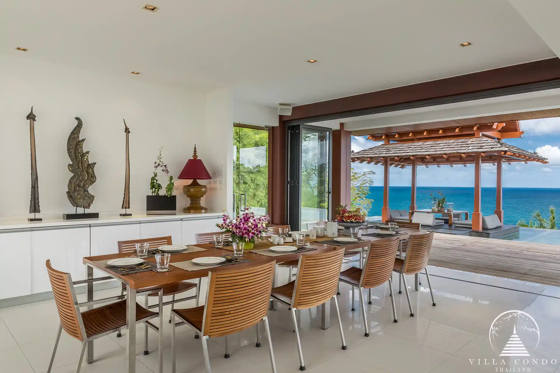 Villa Santisuk Kamala Headland indoor dining area