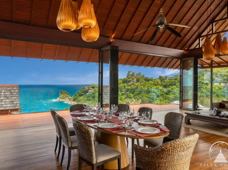 Villa Santisuk Kamala Headland elegant dining area