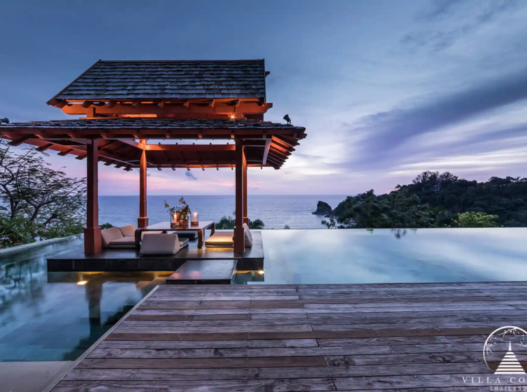 Villa Santisuk Kamala Headland private pool with sea view