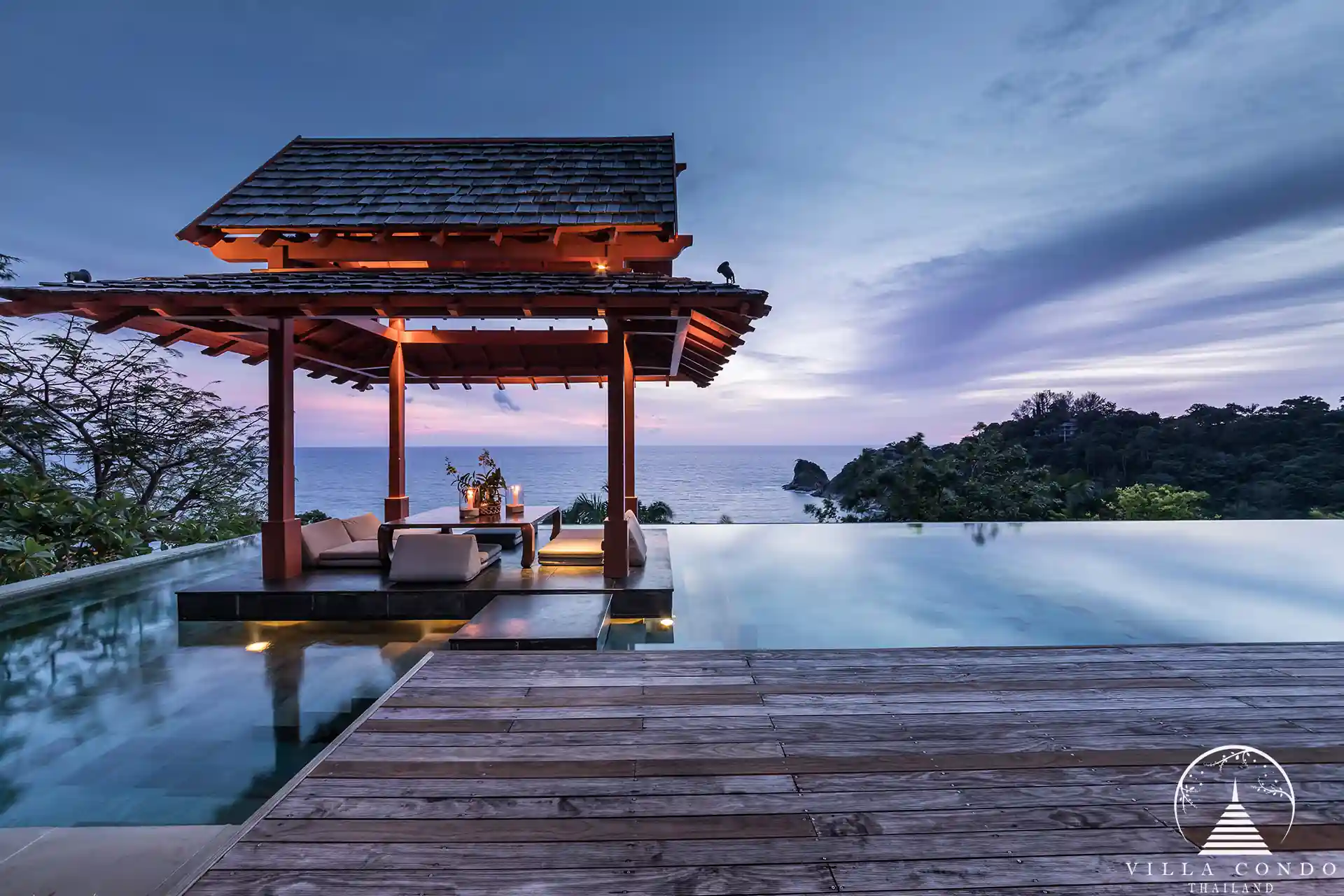 Villa Santisuk Kamala Headland private pool with sea view