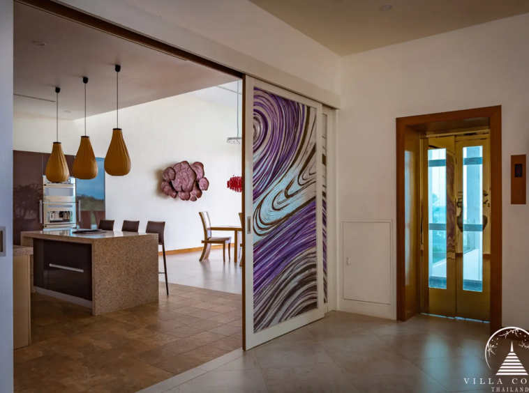Elegant interior of Villa Solaris Kamala with modern furnishings.