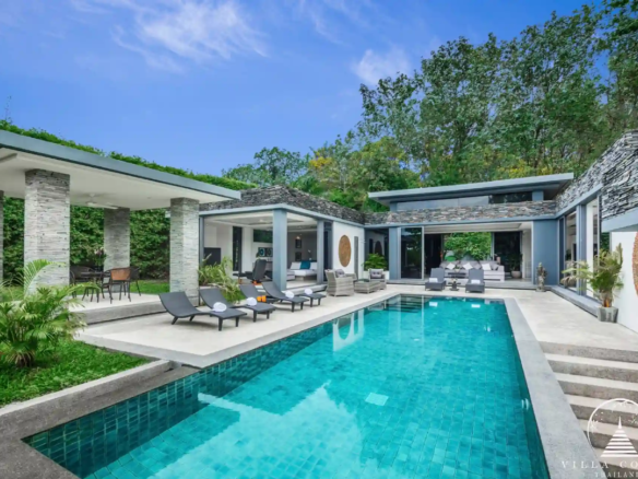 Exterior view of villa with Sala at Villas by the Big Bamboo.