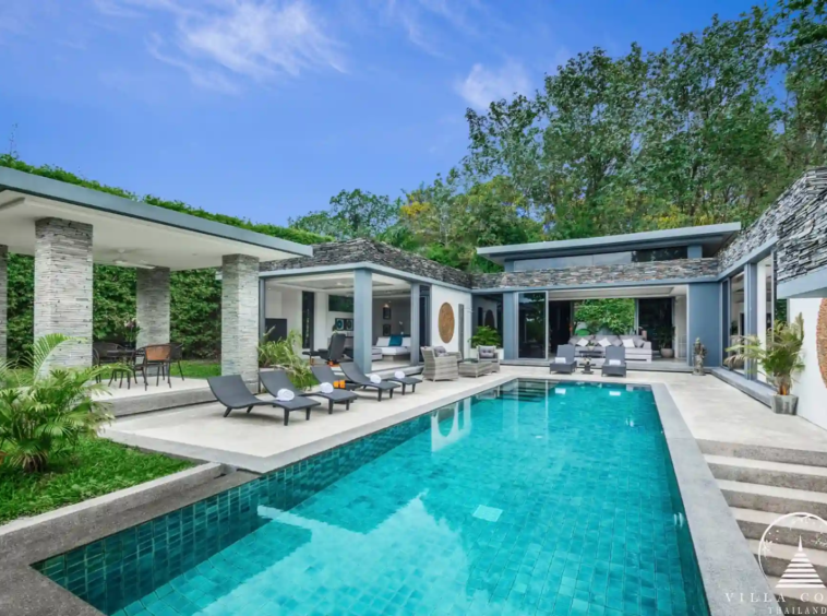 Exterior view of villa with Sala at Villas by the Big Bamboo.