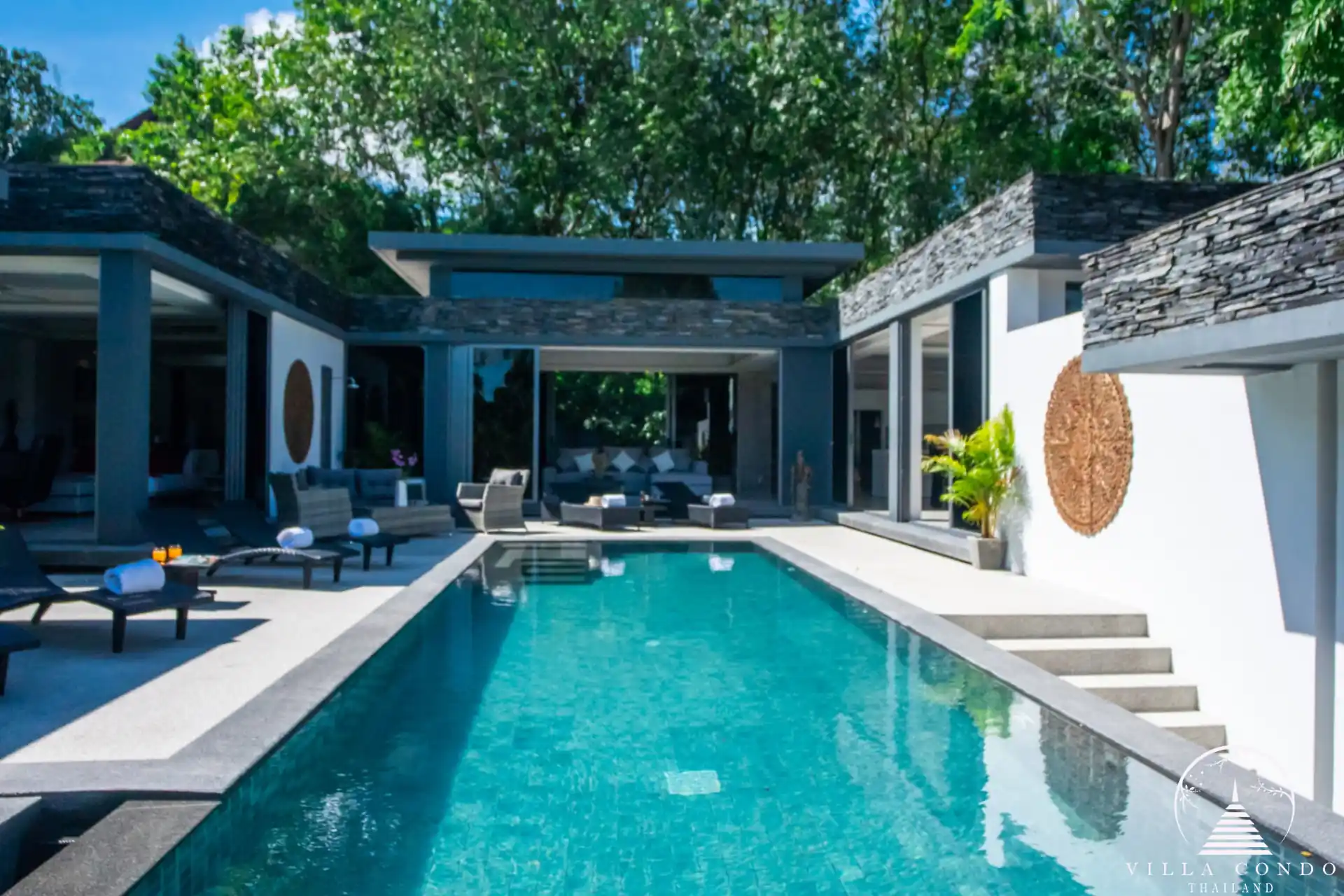 Private infinity pool at Villas by the Big Bamboo.