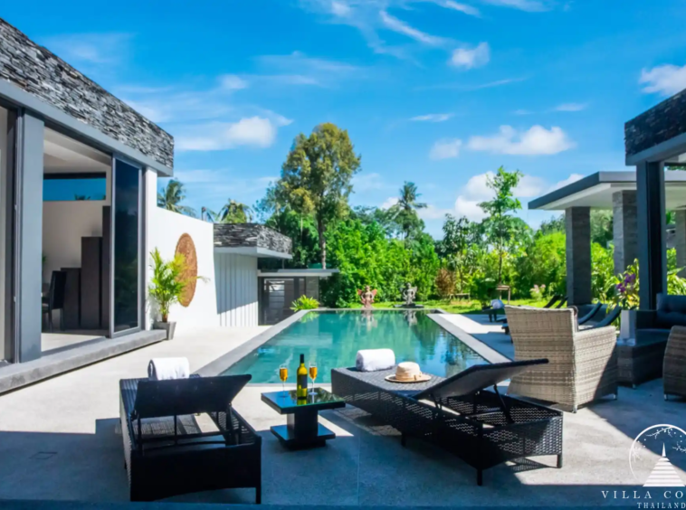 Villas by the Big Bamboo exterior view with lush tropical surroundings.