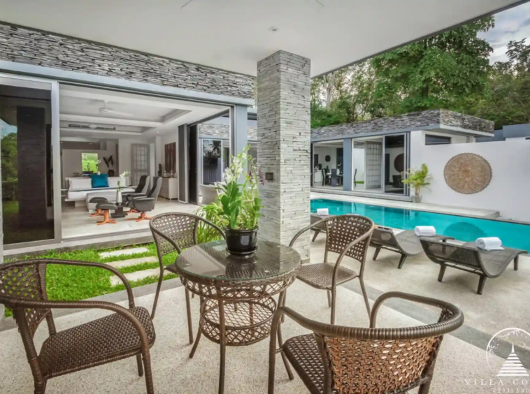 Traditional Thai Sala at Villas by the Big Bamboo.
