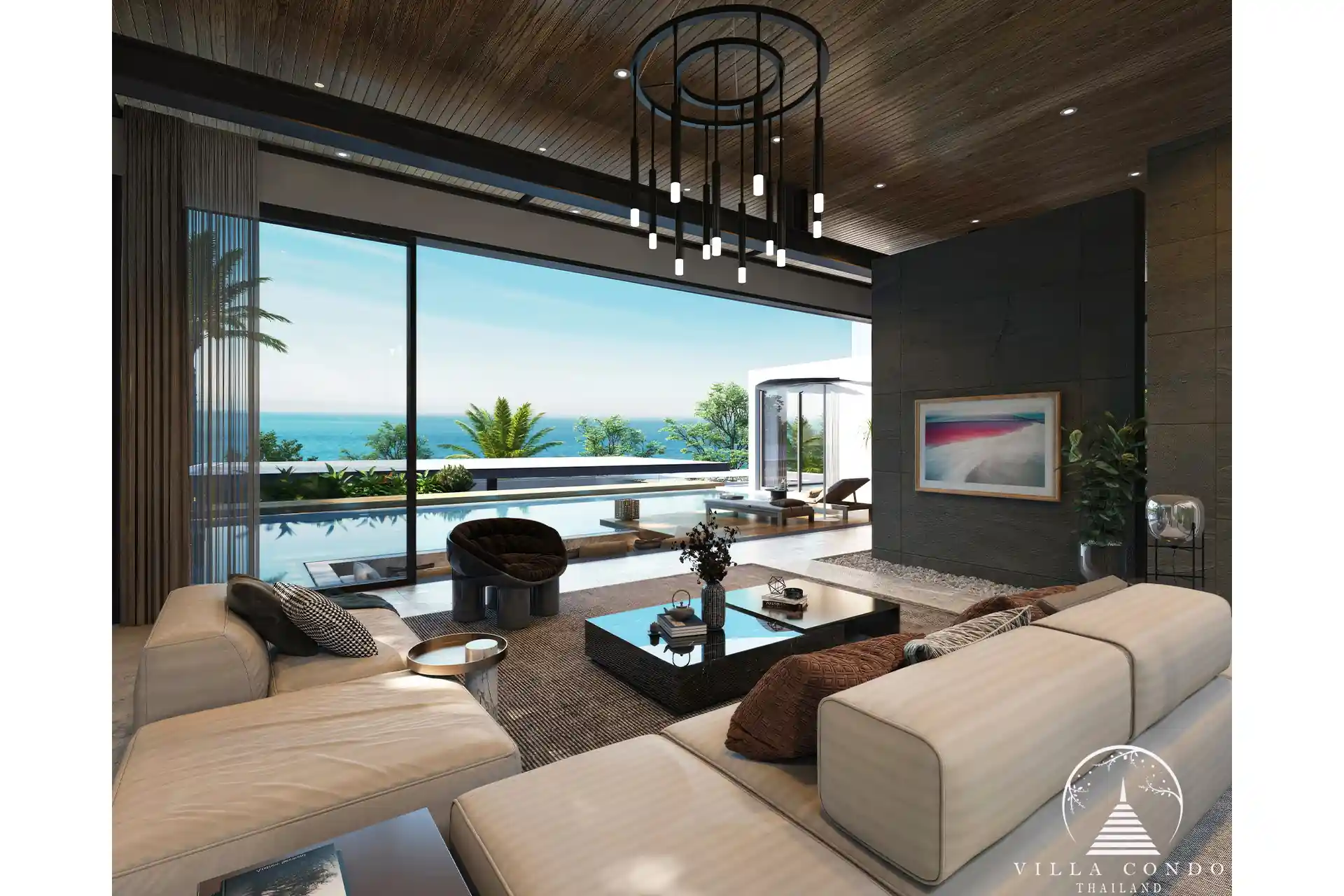 Walai Layan Villas Phase 2 interior with spacious living area.