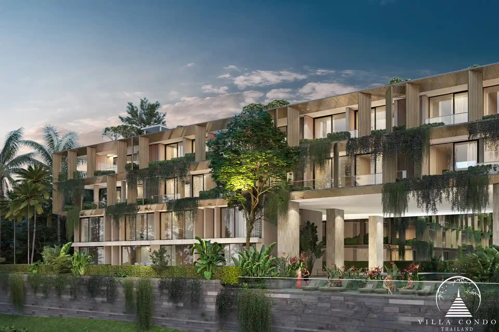 Outdoor area of Gardens of Eden showcasing lush gardens and relaxation spaces.