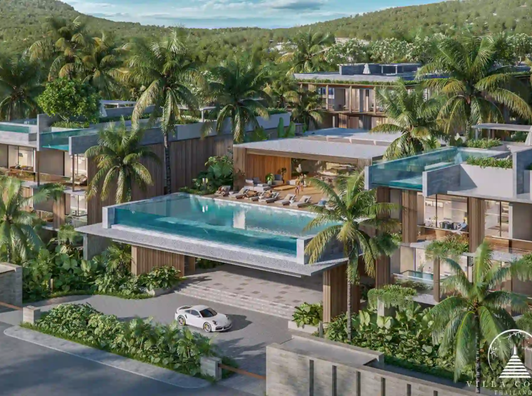 Club house at Gardens of Eden near the lagoon with relaxing lounge areas.