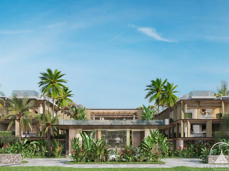 Exterior front view of Gardens of Eden showcasing the modern architecture.
