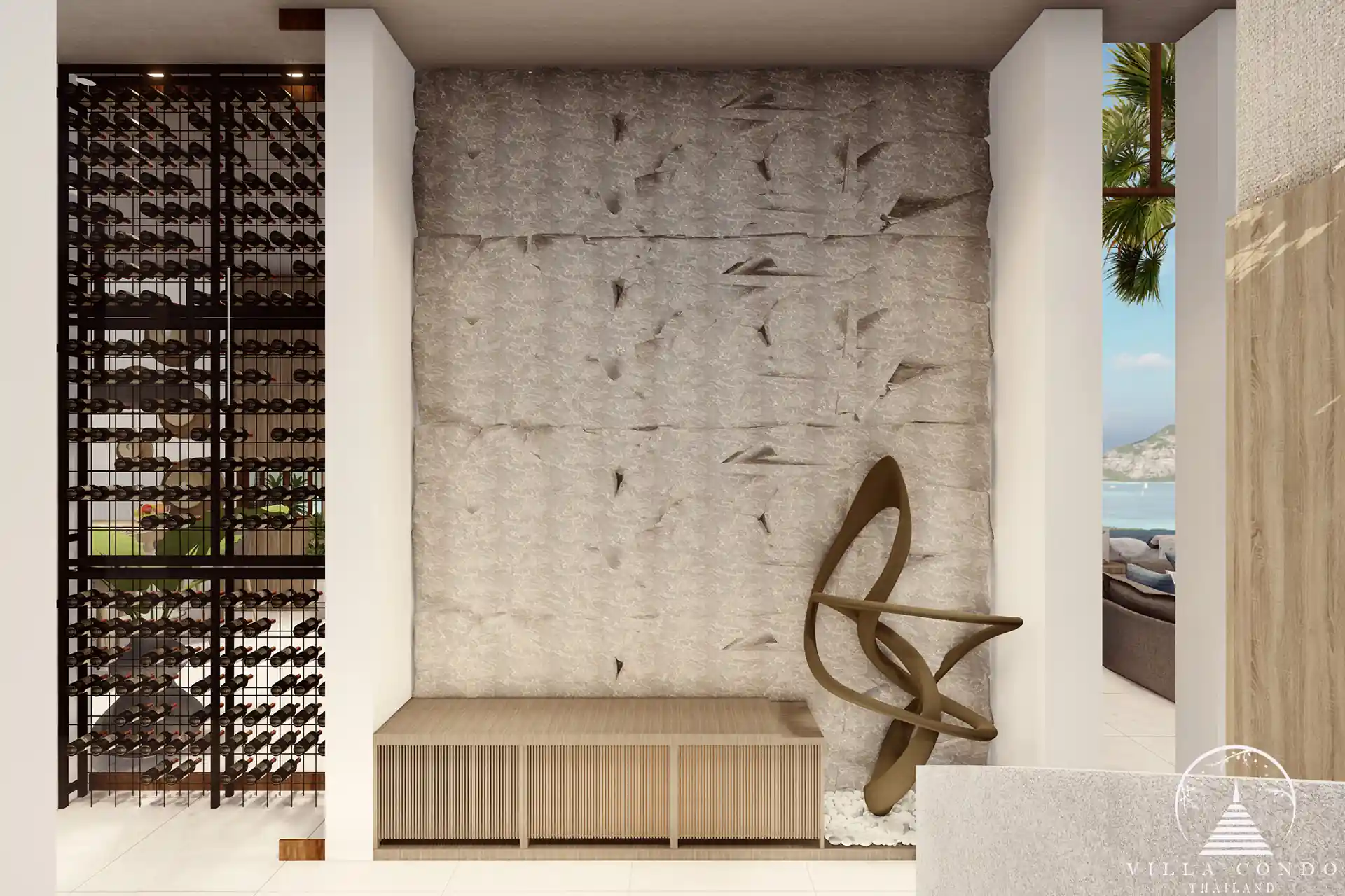 Narana Villa Phuket interior with contemporary design and elegant furnishings.