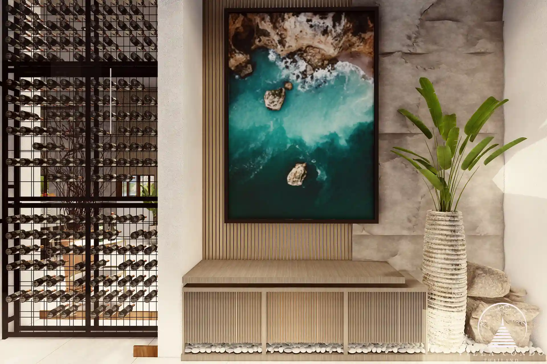 Narana Villa Phuket interior with contemporary design and elegant furnishings.