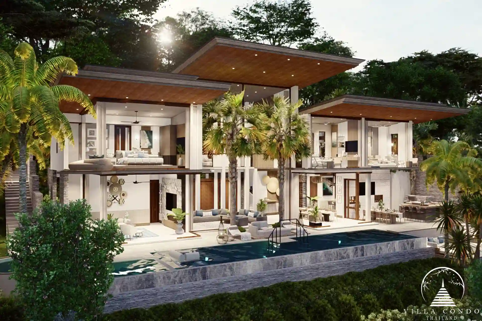 Narana Villa Phuket exterior showcasing modern luxury design.