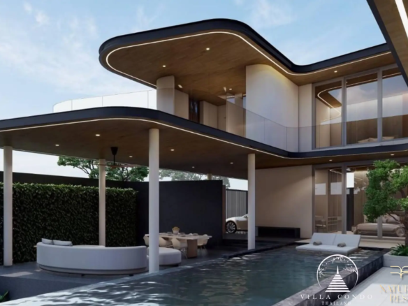 Private pool at Nature's Rest Villa Cherng Talay