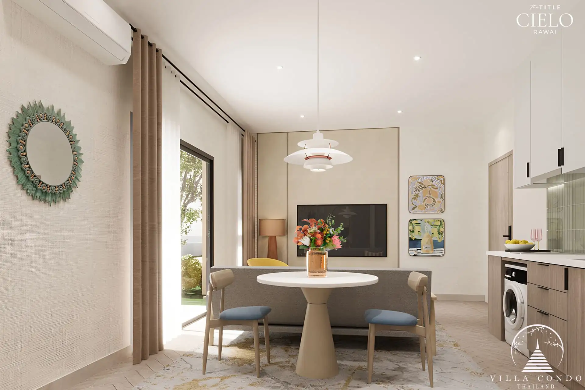 The Title Cielo Rawai Dining Area