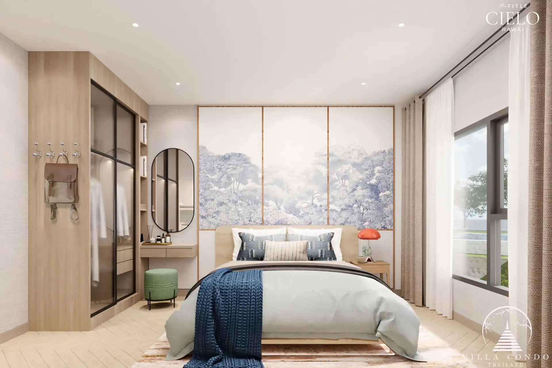 The Title Cielo Rawai 1-Bedroom Unit Interior