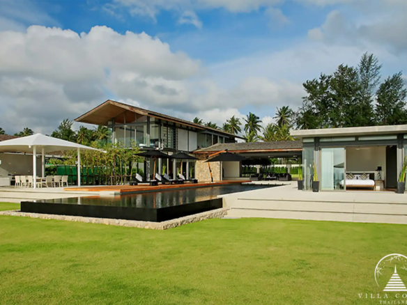 Villa Essenza Natai Beach Front Exterior Front View