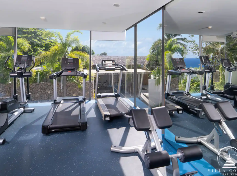 Villa Essenza Natai Beach Front Private Gym